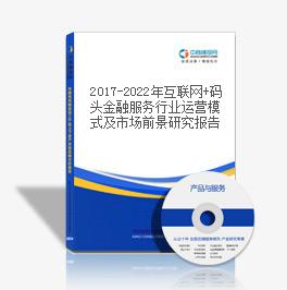 2019-2023年互聯網+碼頭金融服務行業運營模式及市場前景研究報告