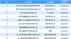 2019中國印刷包裝企業100強排行榜