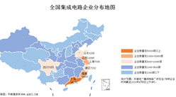 集成電路產業迎重大政策利好  2020全國集成電路企業分布格局分析（圖）