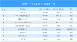 2020年《財富》世界500強排行榜