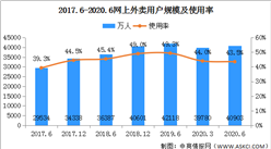 2020年上半年網上外賣用戶規模4.09億 手機用戶4.07億（附圖表）