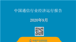 2020年1-9月中國通信行業經濟運行月度報告（附全文）