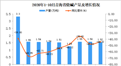 2020年10月青海省燒堿產量數據統計分析