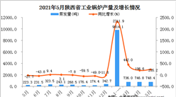2021年5月陜西工業鍋爐蒸發量數據統計分析