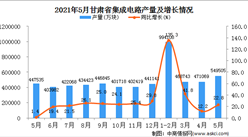 2021年5月甘肅省集成電路產量數據統計分析