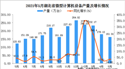 2021年5月湖北省微型計算機設備產量數據統計分析