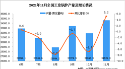 2021年11月全國工業鍋爐產量數據統計分析