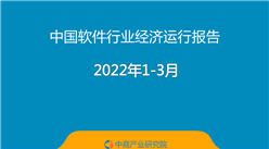 2022年1-3月中國軟件行業經濟運行報告（附全文）