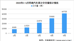 2022年5月零跑汽車交付情況：交付量趕超蔚來（圖）