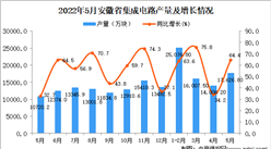2022年5月安徽集成電路產量數據統計分析