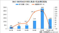 2022年1-6月中國玉米進口數據統計分析