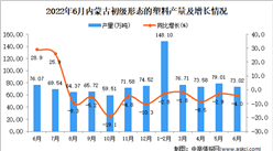 2022年6月內蒙古初級形態的塑料產量數據統計分析