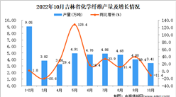 2022年10月吉林化學纖維產量數據統計分析