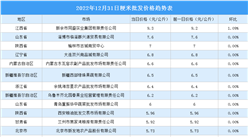 2023年1月1日全國各地最新大米價格行情走勢分析