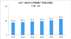 2022年原煤行業運行情況：原煤產量同比增長9.0%（圖）