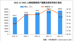 2022年我國網絡購物用戶規模達8.45億 占網民整體的79.2%（圖）