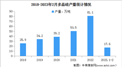 2023年1-2月全國光伏制造行業運行情況：多晶硅、組件產量同比增長均超過60%