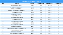 【工業投資盤點】2022年寶雞市工業土地投資TOP50企業總投資超15億