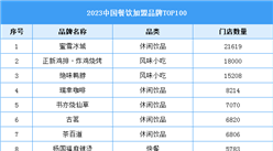 2023年中國餐飲加盟品牌TOP100（附榜單）