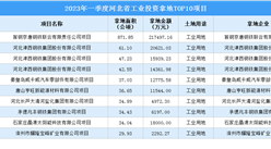 【項目投資動態】2023年一季度河北工業投資十大重點項目盤點