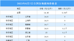 2023年6月8日全國各地最新豬肉價格行情走勢分析