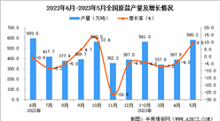 2023年5月全國原鹽產量數據統計分析