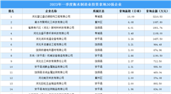 產業投資動態 | 2023年一季度衡水制造業30強企業土地投資超2億元