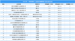 【工業投資盤點】2023年一季度廊坊工業土地投資TOP50企業總投資近10億