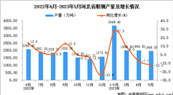 2023年5月河北粗鋼產量數據統計分析