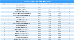 【投資跟蹤】2023年上半年湖南50強企業土地總投資近35億元（圖）