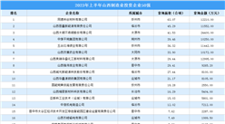 總投資超17億元 2023年上半年山西制造業投資企業50強匯總