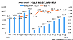 2023年8月中國軟件業總體運行情況分析：業務收入較快增長（圖）