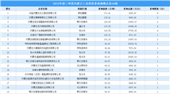 【工業投資情報】2023年前三季度內蒙古工業土地投資50強企業摘走93宗地