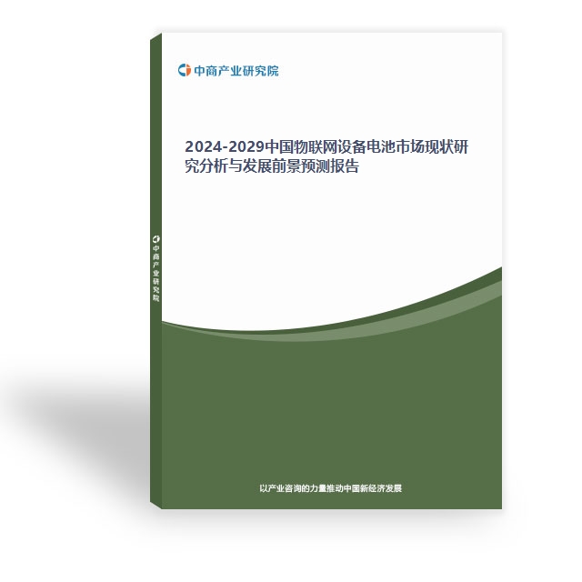 2024-2029中國物聯網設備電池市場現狀研究分析與發展前景預測報告