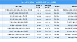 抓項目擴投資 2023年度河南十大工業項目土地投資超20億