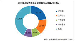 2023年中國鋰電池負極材料出貨量及競爭格局分析（圖）