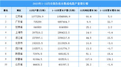 2023年全國各省市集成電路產量排行榜