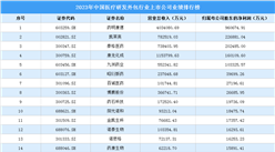 2023年中國醫療研發外包行業上市公司業績排行榜（附榜單）