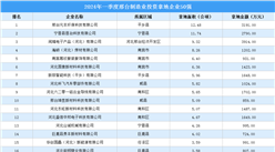 產業投資聚焦 | 2024年一季度邢臺制造業土地投資50強企業匯總