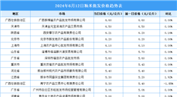 2024年6月13日全國各地最新大米價格行情走勢分析
