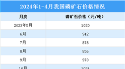 2024年1-4月中國磷化工產業運行情況：黃磷和磷酸市場價格上漲（圖）