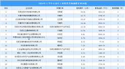 【產業投資情報】2024年上半年石家莊工業土地投資50強企業總投資超11億