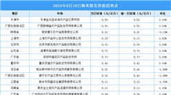 2024年6月20日全國各地最新大米價格行情走勢分析