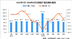 2024年6月全國鉛產量數據統計分析