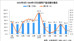 2024年7月全國鋅產量數據統計分析