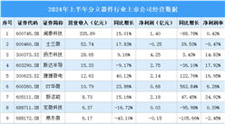 2024年上半年中國分立器件行業上市公司業績排行榜（附榜單）