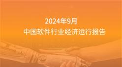2024年1-9月中國軟件行業經濟運行報告（附全文）
