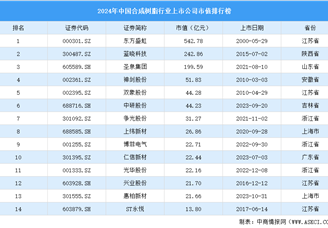2024年中國合成樹脂行業上市公司市值排行榜（附榜單）