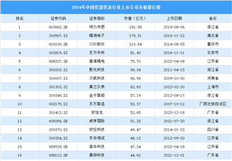 2024年中國儀器儀表行業上市公司市值排行榜（附榜單）
