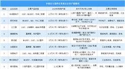 2025年分立器件行業重點企業產能排名（圖）